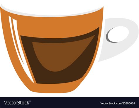 Isolated coffee mug logo Royalty Free Vector Image