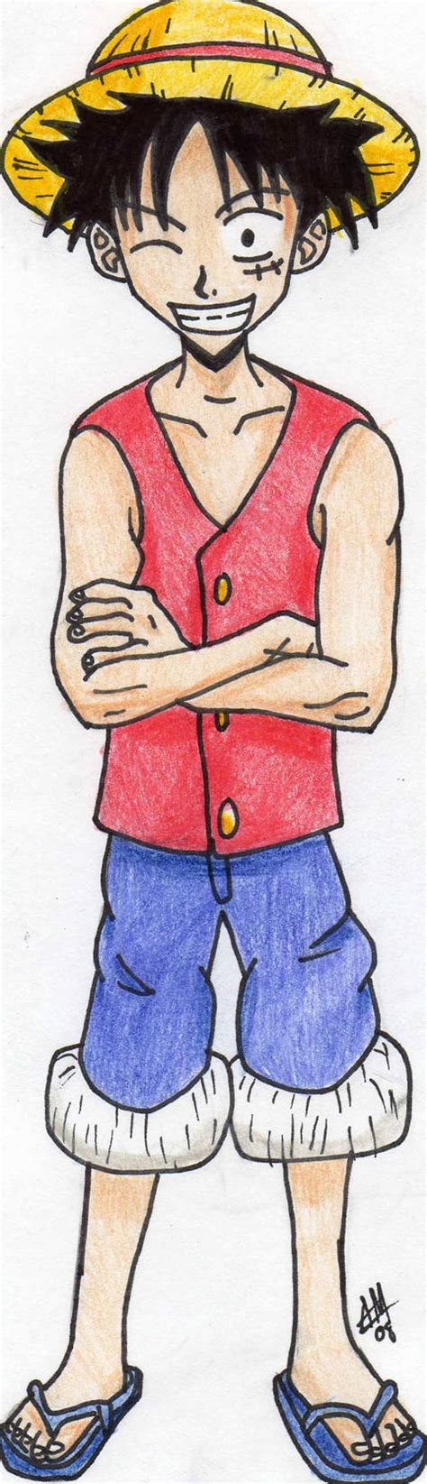 Luffy Colored by Smudgeandfrank on DeviantArt