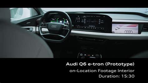 Audi Q6 e-tron prototype – Interior design – Footage | Video | Audi MediaCenter