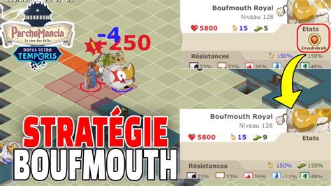 Strat Gie Et Rendre Vulnerable Boufmouth Royal Sur Dofus Retro Temporis