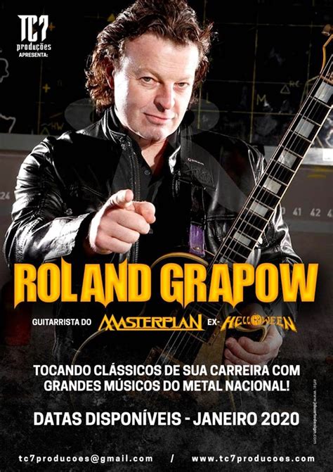 Roland Grapow Cl Ssicos Do Helloween E Masterplan No Brasil Em Janeiro