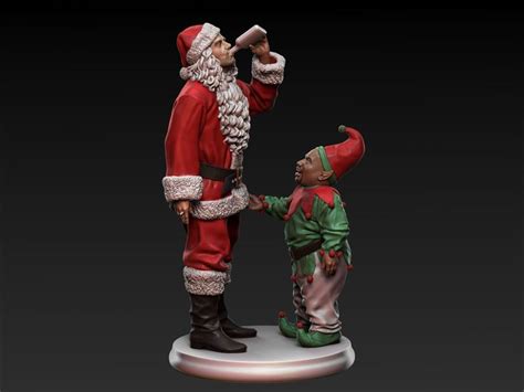 Bad Santa Willie and Marcus - STL 3D print files | Bad santa, John ...