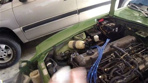 Datsun 280z engine swap leak fixed - YouTube