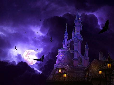 Purple Castle Enchanted Castle Hd Wallpaper Pxfuel