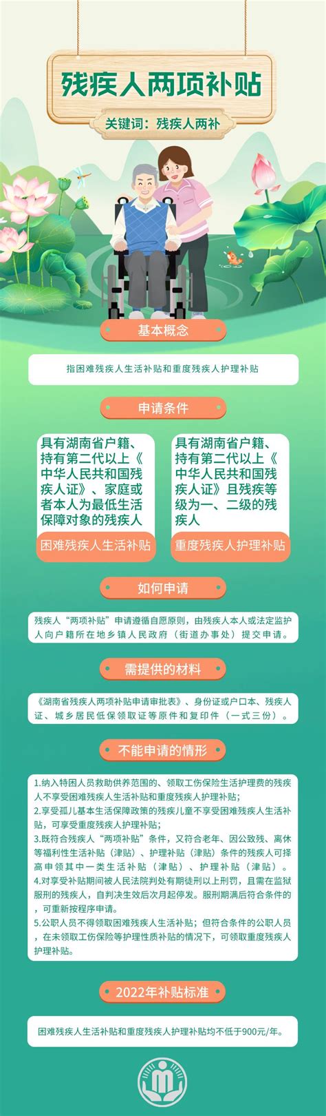 涨了！湖南省残疾人“两项补贴”省级指导标准提高到每人每月80元 民政要闻 新湖南