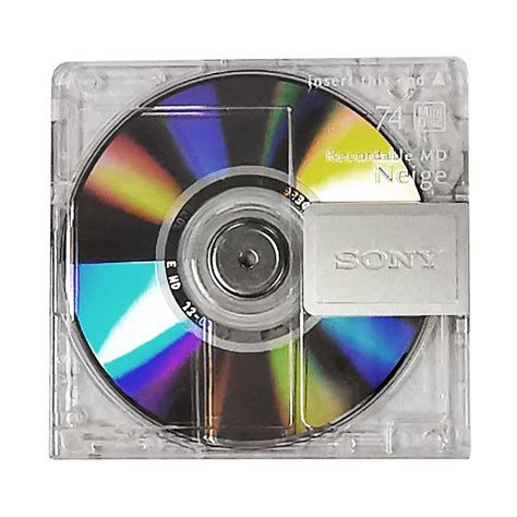 Sony Minidisc Neige Clear 74 Minutes Retro Style Media