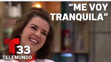 Alicia Machado Se Despide De Top Chef Vip Youtube