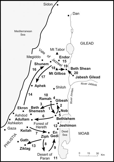 David Defeats Goliath Of Gath The Bible Journey