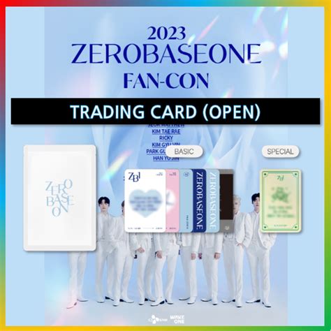 Photo Card Event ZEROBASEONE ZB1 FAN CON Trading Card Open