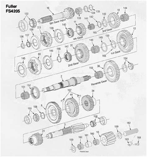 Fuller Transmission Parts Diagram