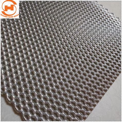 Aluminum Expanded Metal Sheet Outdoor Architecture Expanded Metal