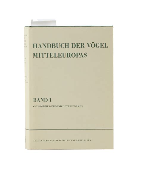 Handbuch Der V Gel Mitteleuropas B Cher Und Dekorative Graphik