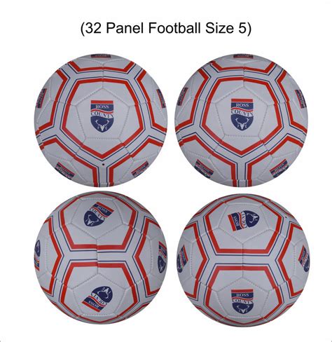 Custom Football Ball 32 Panel Size 5 Pvc Ross County