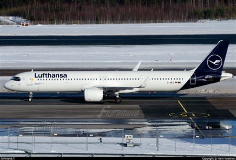 D AIEK Airbus A321 271NX Lufthansa 27 02 2022 FlyFinland Fi