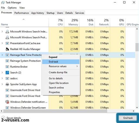 Cómo Eliminar Reimage Malwarerid