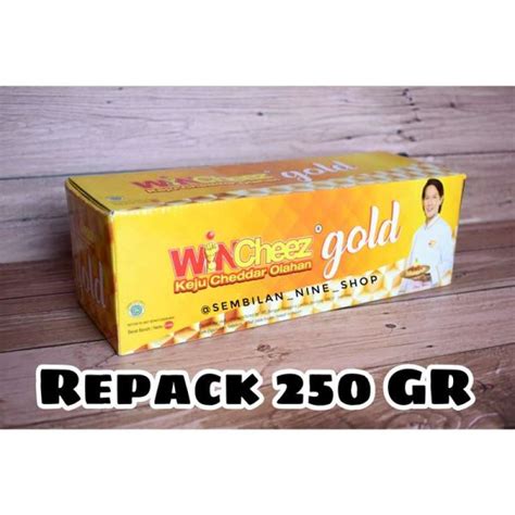 Jual Keju WINCHEEZ GOLD 250 Gram Cheddar Cheese POTONGAN Win Cheez Win