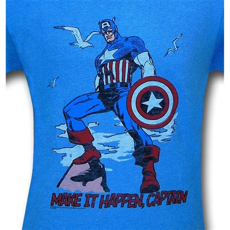 Captain America Make It Happen Junk Food T Shirt