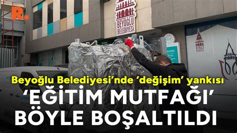 AK Parti den CHP ye geçmişti Beyoğlu Belediyesi nde Eğitim Mutfağı