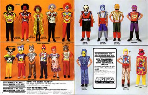 1986 Ben Cooper Catalog : Masters of the Universe : Halloween Costumes