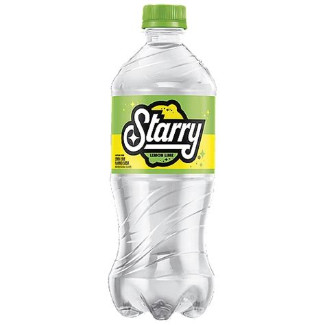 Starry Lemon Lime Flavored Soda 20 Fl Oz