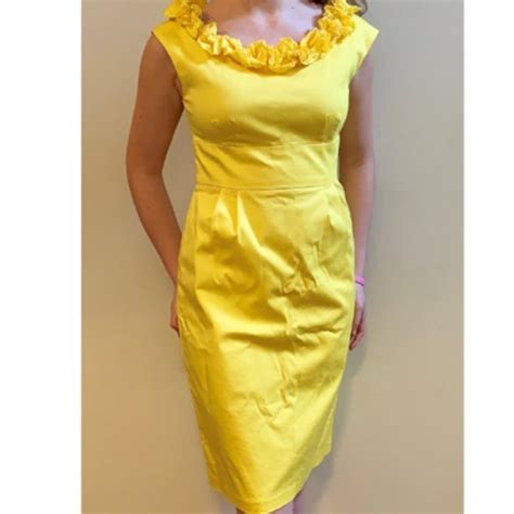 London Times Dresses Yellow Sheath Dress Poshmark