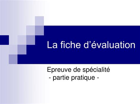 PPT La fiche dévaluation PowerPoint Presentation free download ID