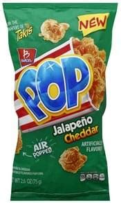 Barcel Jalapeno Cheddar Popcorn - 2.6 oz, Nutrition Information | Innit