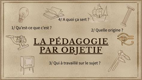 La pédagogie par objectif