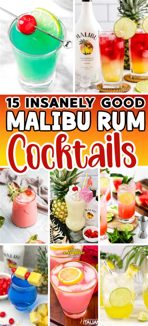 15 Must Try Malibu Rum Cocktails In 2024 Rum Drinks Recipes