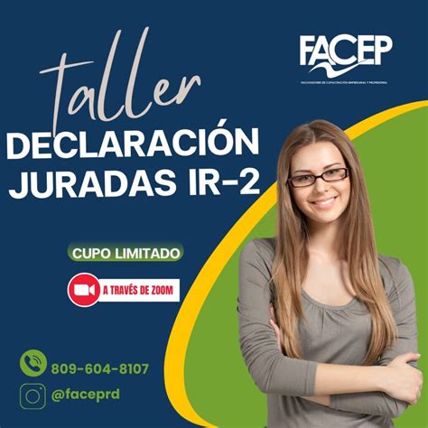 Taller Declaraci N Jurada Ir Academia Facep Srl