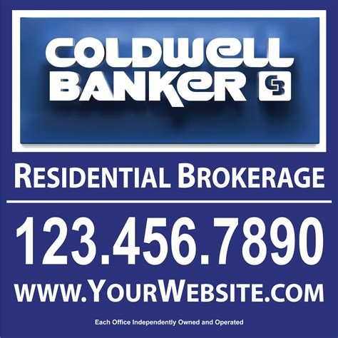 Coldwell Banker Open House Signs