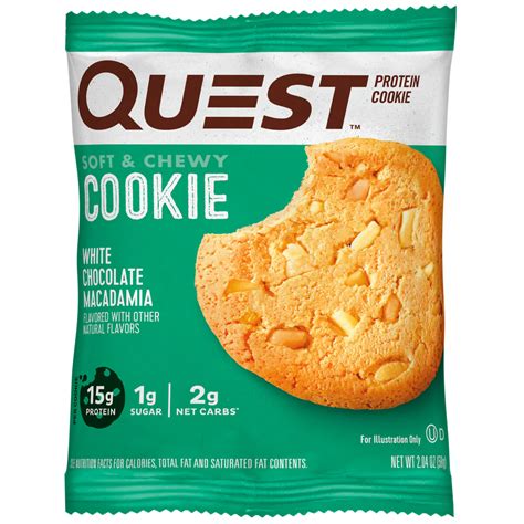 Quest - Soft & Chewy Protein Cookie - White Chocolate Macadamia - 1 Co ...