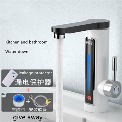 electric instant water heater faucet tap led grandado