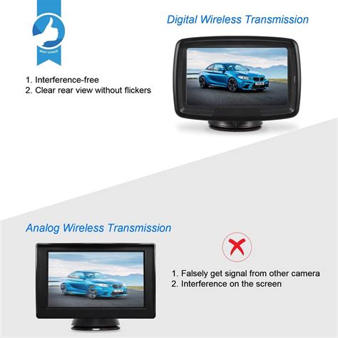 Auto Vox Td Wireless Car Reversing Camera Lcd Monitor For