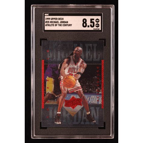 Michael Jordan Upper Deck Michael Jordan Athlete Of The Century