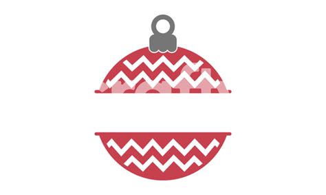 Christmas Ornament Monogram | Christmas Monogram SVG | Crafty