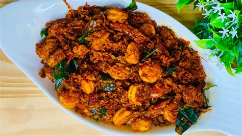 Nadan Chemmeen Varuthathu Kerala special Prawns fry ചമമന ഫര