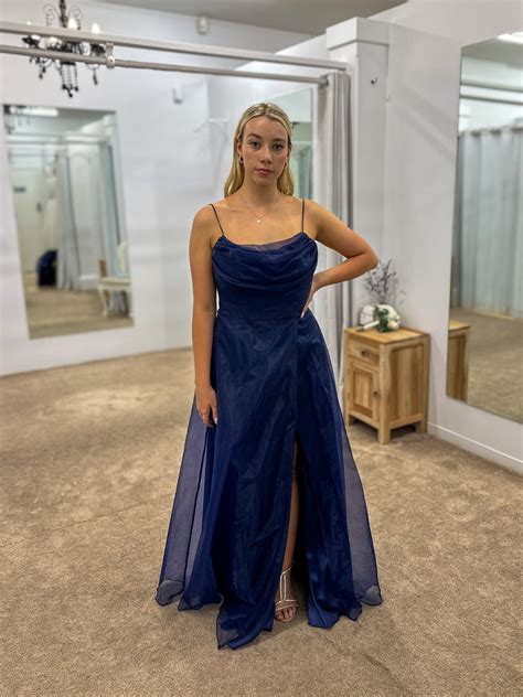 Averie Cowl Neck Gown – Honey Fawn Boutique