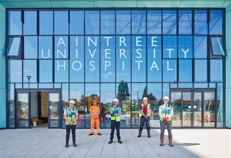 Aintree University Hospital announces completion of main entrance work