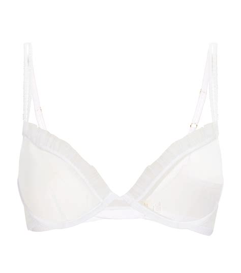 Womens Myla White Sheer Mesh Tulle Bra Harrods Uk