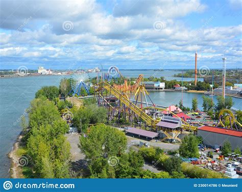 La Ronde Round Is An Amusement Park In Montreal Editorial Photo