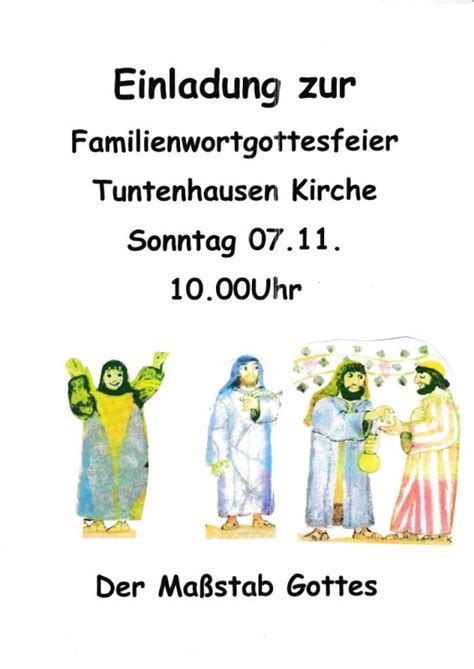 Familien Wort Gottes Feier In Tuntenhausen