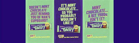 Vccp Cadbury Un Advertises Its New Cadbury Twirl Mint Bar The Stable