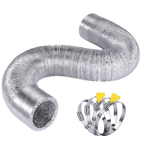 Snapklik Steelsoft Heavy Duty 4 Flexible Dryer Vent Exhaust Duct