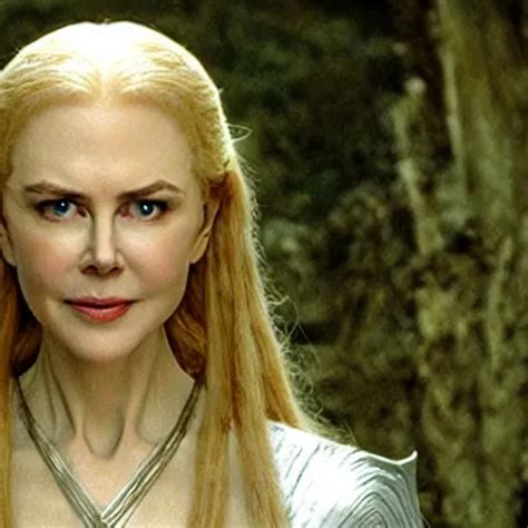 Nicole Kidman As Galadriel In The Lord Of The Rings Stable Diffusion