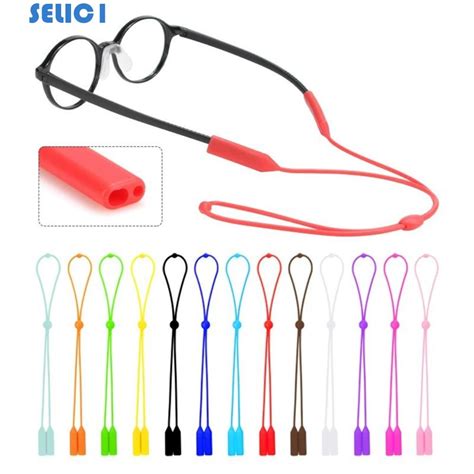 Selic Gafas De Silicona Cord N Nico Ajustable Anti P Rdida Sol Cadena