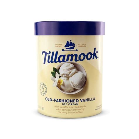 Tillamook Old Fashioned Vanilla Ice Cream Oz Instacart