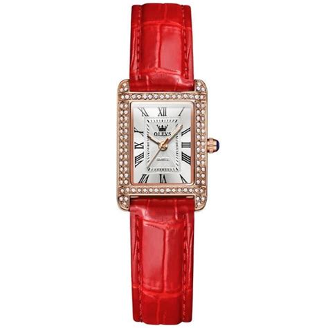 Sharphy Montre Femme De Marque De Luxe Diamant Chiffres Romains Cadran