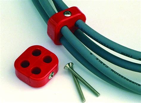 Made4you 50 456 13 Box Cluster 4 Wire Universal Separators 7 8mm Red