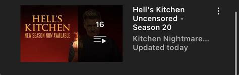 Hells Kitchen Season 20 is finally watchable on YouTube : r/HellsKitchen